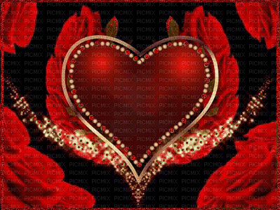 coeur rouge crea ambrenoir - GIF animado gratis