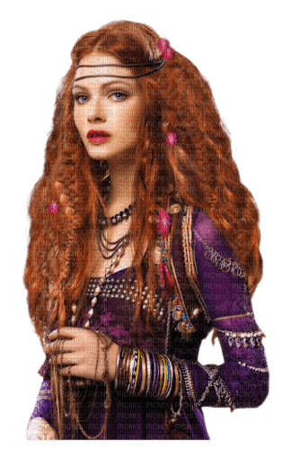 vintage woman gypsy - 免费PNG
