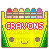 crayon box - GIF animado grátis