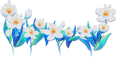 soave deco flowers spring border daffodils - png gratis