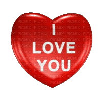 I Love You Heart - Ingyenes animált GIF