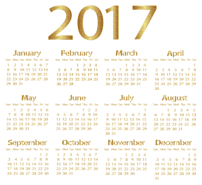 Kaz_Creations Calendar 2017 - png gratis