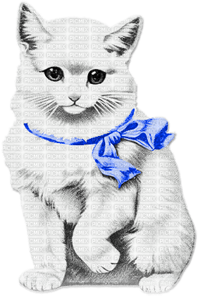 soave cat vintage bow christmas winter animals - PNG gratuit