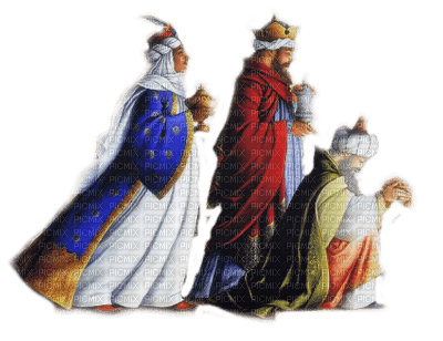 trois rois saints three holy kings epiphanie - png gratis