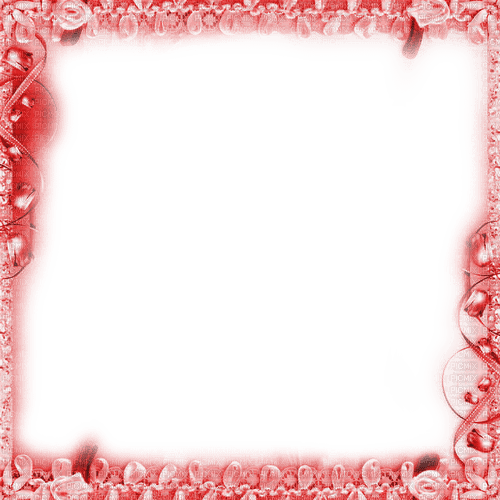 Red Flowers Frame - By KittyKatLuv65 - png grátis