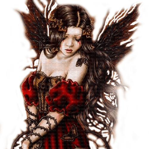 Y.A.M._Gothic fantasy angel - png gratuito