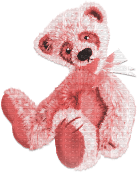 soave deco toy bear pink - 免费PNG