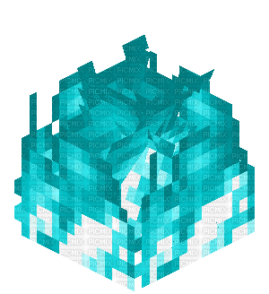 BlueFire Minecraft - Безплатен анимиран GIF