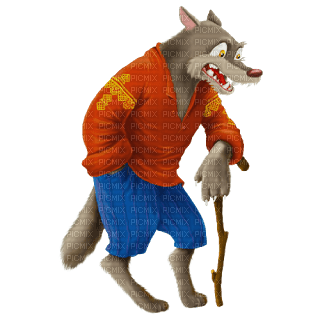 Kaz_Creations Cute Cartoon Wolves - 免费PNG