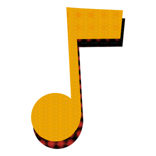 music note single - png grátis