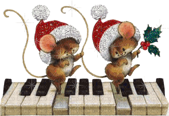 Christmas animals bp - Nemokamas animacinis gif
