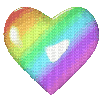 rainbow heart gif Bb2 - Δωρεάν κινούμενο GIF