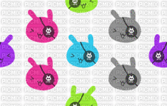 emo scene bunnies - Бесплатни анимирани ГИФ