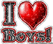i heart boys - Zdarma animovaný GIF