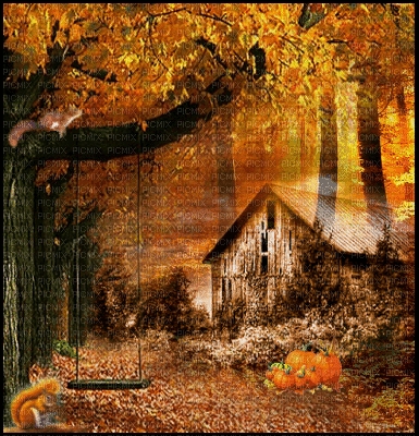 Background Autumn - Gratis geanimeerde GIF