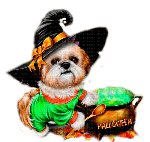 halloween dog by nataliplus - бесплатно png