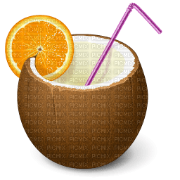 coconut drink - 免费PNG