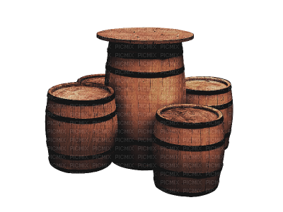 Mesa de barriles - 免费PNG