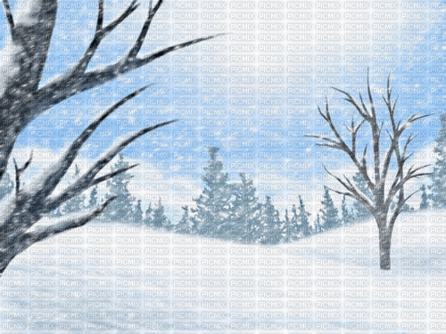 Background Winter - Darmowy animowany GIF
