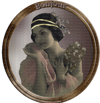 vintage woman bp - Δωρεάν κινούμενο GIF