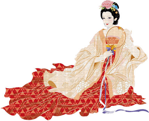 asian woman geisha dolceluna - png ฟรี