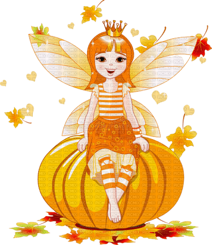 Autumn - Fairy - zadarmo png
