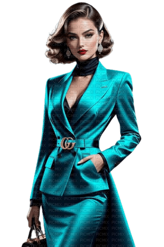 Mujer elegante- Rubicat - png gratuito