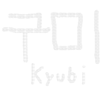 kyubi korean & english text - png gratis