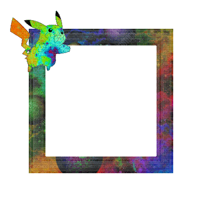 Small Rainbow Frame - GIF เคลื่อนไหวฟรี