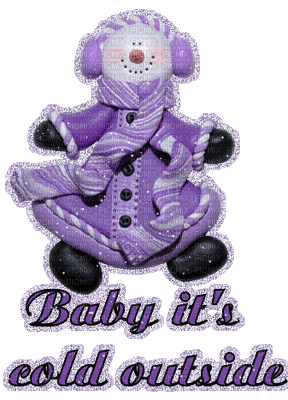 Kaz_Creations Logo Text Baby It's Cold Outside - GIF เคลื่อนไหวฟรี