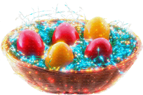 Easter deco by nataliplus - Zdarma animovaný GIF