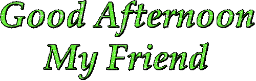 good afternoon my friend - GIF animé gratuit