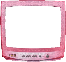pink tv overlay - ücretsiz png