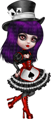 Gothic_Coloring by Kat J - zdarma png
