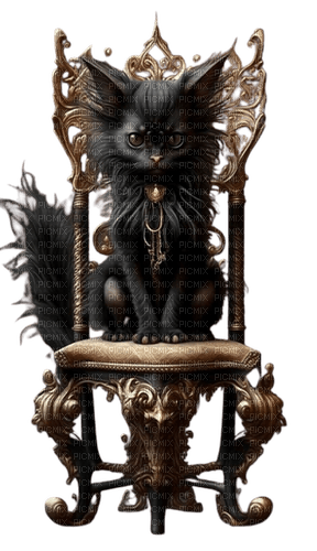 chat gothique - png grátis