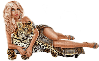 Tiger-Woman - ingyenes png