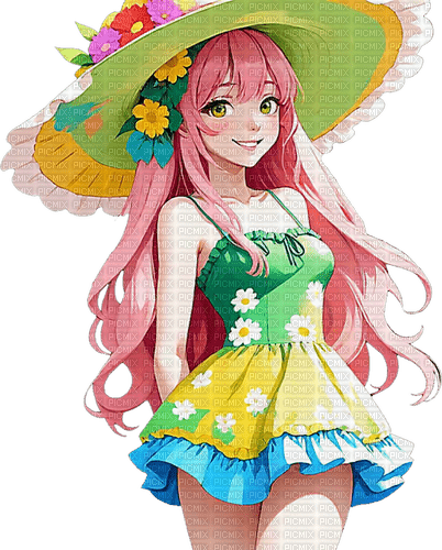 ♡§m3§♡ kawaii coastal summer rainbow anime - ücretsiz png