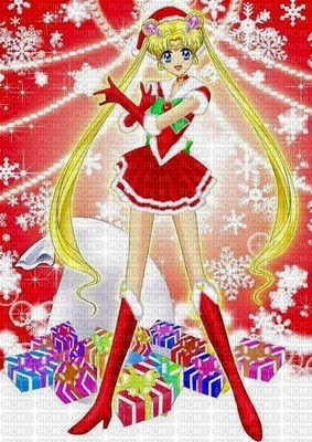 Sailor Moon Christmas - PNG gratuit