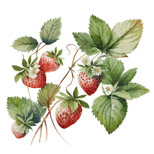 strawberries Bb2 - png ฟรี