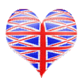 Kaz_Creations Animated British Heart - Бесплатный анимированный гифка
