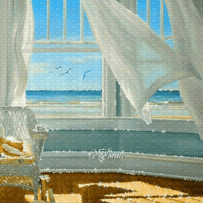 soave background animated room windows summer - Gratis geanimeerde GIF
