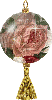 rose ornament - GIF animado gratis