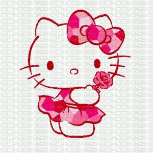 Hello Kitty - Zdarma animovaný GIF