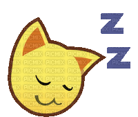 Sleeping emoji - GIF animasi gratis