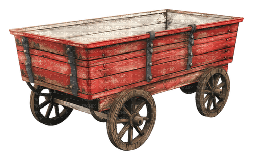 red wagon Bb2 - 免费PNG