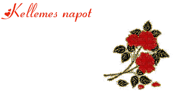 Kellemes napot - Бесплатный анимированный гифка