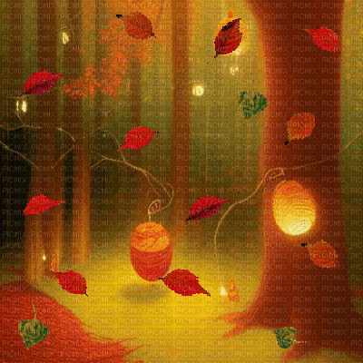 Autumn Forest Background - GIF animé gratuit