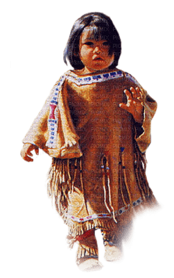 enfant amérindienne - nemokama png
