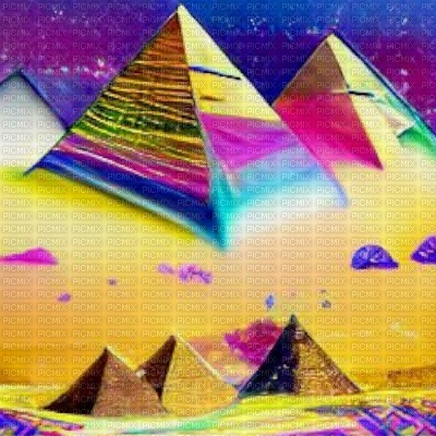 Lisa Frank Pyramids - nemokama png