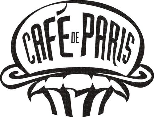 Paris Cafe Text - Bogusia - ücretsiz png